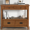 Marlow Solid Wood Console Table with Drawers