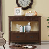 Marlow Solid Wood Console Table with Drawers