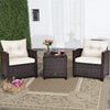 Three-Piece Rattan Sofa Set 