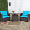 Three-Piece Rattan Sofa Set 