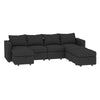 Braga Sectional Sofa with Hidden Storage