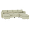 Braga Sectional Sofa with Hidden Storage