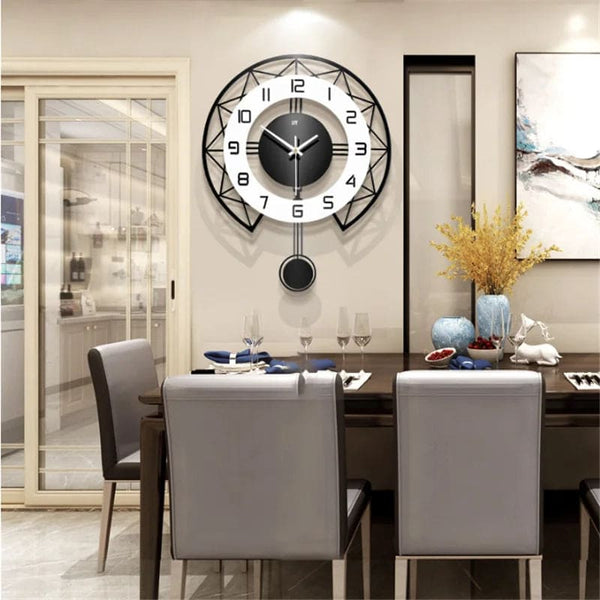 modern_art_wall_clock_in_dining_room